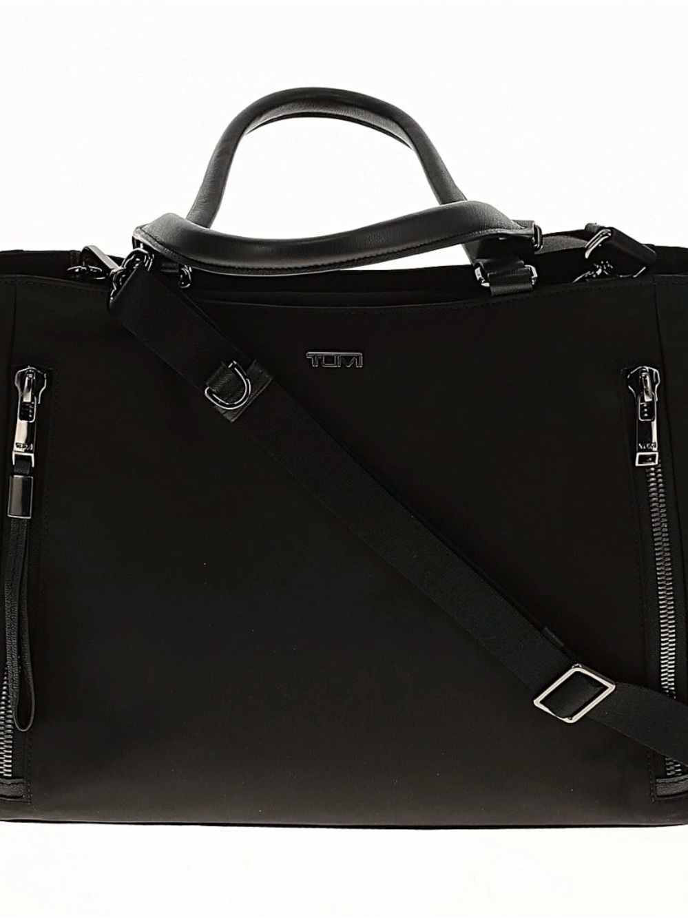 Tumi Black Nylon Laptop Tote with Removable Strap